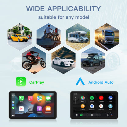 Autoradio Android 7" 4K – Écran Tactile, GPS, Bluetooth, Wi-Fi, Compatible CarPlay & Android Auto